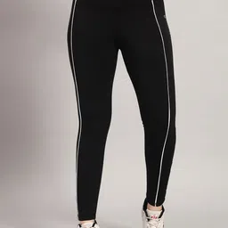 CLOTHWIK COLLECTION High-Rise Ankle Length Gym Tights-image-78