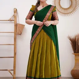 MANMOHITSAREE Ready to Wear Lehenga & Blouse With Dupatta-picture-11