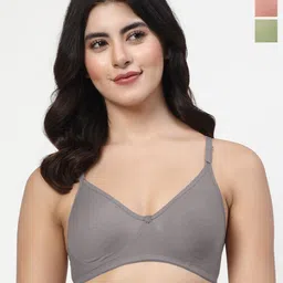 LILY Women Pack Of 3 Full Coverage T-shirt Bra-picture-39