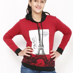 YYCLOTHING Unisex Kids Graphic Printed Hood Cotton T-shirt-image-54