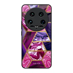 QRIOH Electroplated Geometric Abstract Printed Silicone Mi 14 Ultra 5G Mobile Back Case-picture-44