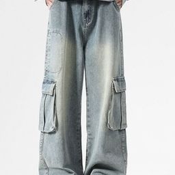 KPOP Men Comfort Loose Fit Trousers-picture-2