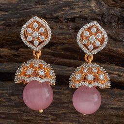 Kushal's Fashion Jewellery Dome Shaped Jhumkas Earrings-4