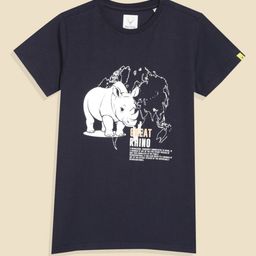 Allen Solly Junior Boys Typography Printed Round Neck Regular Sleeves Cotton Blend T-Shirt-image-61