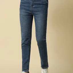 Allen Solly Woman Women Skinny Fit Light Fade Jeans-image-133