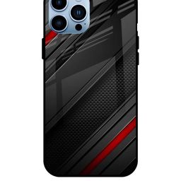 QRIOH Abstract Printed iPhone 13 Pro Back Case Mobile Accessories-image-68