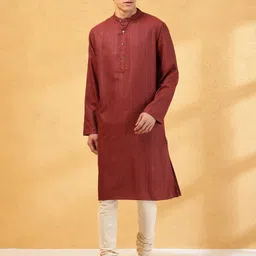 Fabindia Men Thread Work Kurta-58