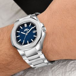 DOUBLERUN Men Dial & Bracelet Style Straps Analogue Multi Function Watch H05NNMT-802 image 4