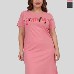 Fabme Printed Nightdress-image-14
