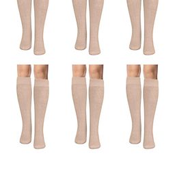 MUKHAKSH Unisex Beige Socks-image-101