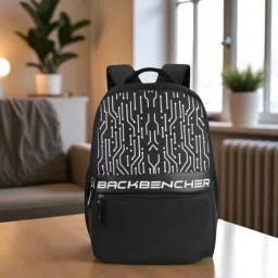 Medium 30 L Laptop Backpack Trendy Backbencher Printed Bag with Front Zip Pocket for School,College & Travel-picture-6