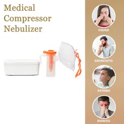 RCSP Nebulizer Machine Kit for Adults & Children, Complete Set with Masks & Adapter Nebulizer image 3