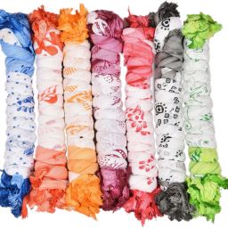 Cotton Blend Printed Multicolor Women Dupatta-image-20