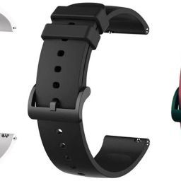 Priavy Smart watch band strap belt 22mm for ladies/Mens smartwatch band Silicon( White, Black, Red) Smart Watch Strap-3