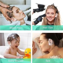 Ear Protectors 100pcs Waterproof Ear Covers for Hair Dye, Shower,Bathing DN30-image-51