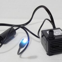 3W Small Fountain Water Pump Head 2 Ft (200 L/Hr) Colour Changing Light (Rgbpw) Water Aquarium Pump-70