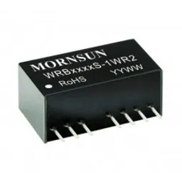 WRB1212S-1WR2 Mornsun 12V to 12V DC-DC Converter 1W Power Supply Module - Ultra Compact SIP Package-64