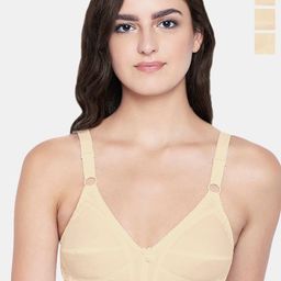Bodycare Pack Of 3 Women Cotton Half CoverageBra-picture-32
