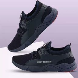 ORVAX Men Mesh Running Non-Marking Shoes image 3