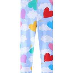 LULU & SKY Girls Printed Ankle-Length Leggings-image-36