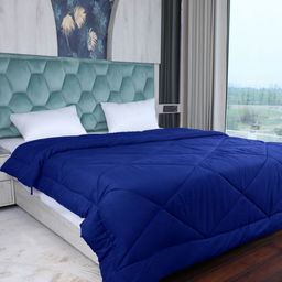 AJISH Blue Mild Winter 233 GSM Double Bed Comforter-image-56