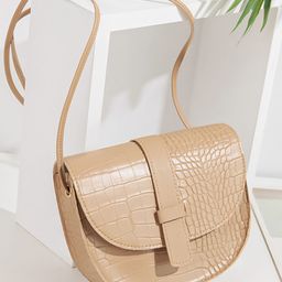 HAUTE SAUCE by Campus Sutra Textured PU Shopper Sling Bag-image-45