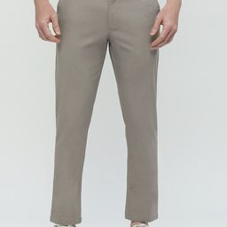 Basics Men Slim Fit Trousers-image-55