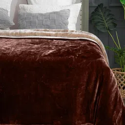 Saral Home Beige Mild Winter 400 GSM Single Bed Blanket-image-31