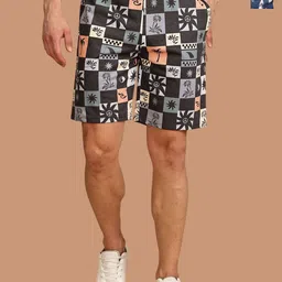 BULLMER Men Pack of 2 Regular Fit Printed Cotton Shorts-image-47