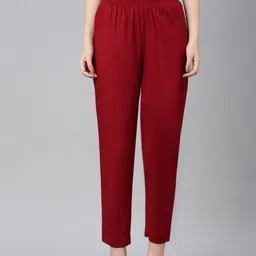 TWIN BIRDS Women Solid Trousers-image-75