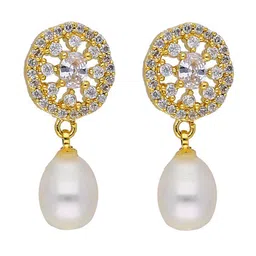 Sri Jagdamba Pearls Dealer Contemporary Drop Earrings-85