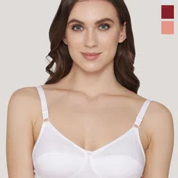 K LINGERIE Women Pack Of 3 Full Coverage Non Padded Everyday Bra-picture-45