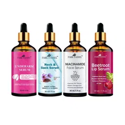 Park Daniel Set Of 4 Lip, Neck & Back, Face And Underarm Serum Combo - 30 ml Each image 2
