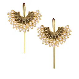 VIVASTRI Gold-Toned Alloy Earrings-14