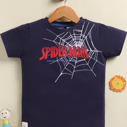 Biskid Boys Navy Blue Printed T-shirt-picture-35