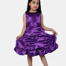 Wish little Satin A-Line Dress-30