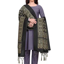 Kemza Ethnic Motifs Printed Kalamkari Dupatta-picture-7