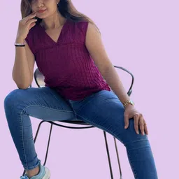 Bhanderi Fashion Women V-Neck Georgette Top-picture-46