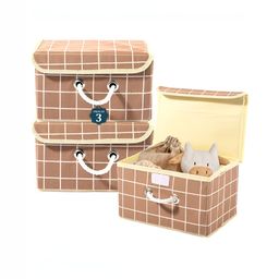 Aura Brown Set of 3 Reusable Drawer Organiser Organisers-4