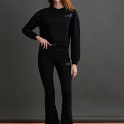 GRIMELANGE Pure Cotton Mandarin Collar Top With Trouser Co-Ords-image-33