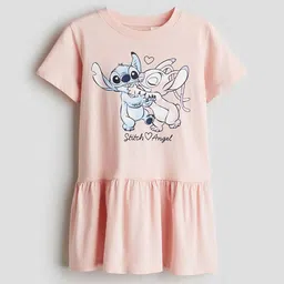 H&M Girls Printed Cotton Jersey Dress-picture-30