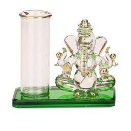 SOMIL Green Glass Idol Showpiece-image-10