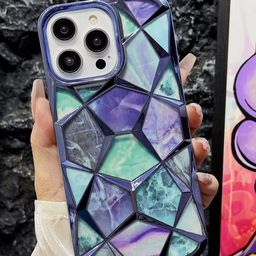 CASE CREATION Geometric Printed iPhone 13 Back Case Mobile Accessories-51