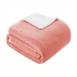 bsb home Orange Heavy Winter 500 GSM Double Bed Blanket-image-60