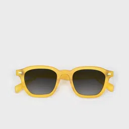 SAM & MARSHALL Unisex Square Sunglasses with UV Protected Lens DARIO_YELLOW_2700 image 4