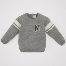 DeFacto Boys Typography Printed Pullover-picture-20