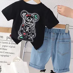 INCLUD Boys Printed T-shirt with Shorts-image-62