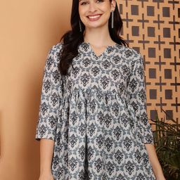 RIG-TIE Women Ethnic Motifs Print Empire Top-picture-17