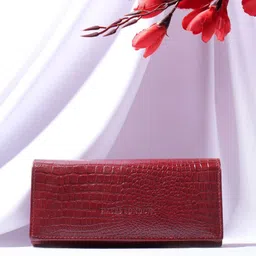 HAYES LONDON Textured Pure Leather Clutch-51