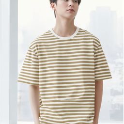 mack jonney VIMAL JONNEY Men Striped Pockets T-shirt-picture-20